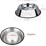 SUOXU Stainless Steel Dog Bowl with Anti Slip Base 580 ml Small Pet Feeder view 5