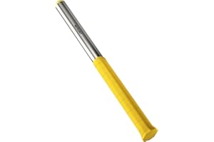 Moojay Badminton Racket Power Trainer with Magnetic Resistance 28N Swing Trainer, Sound Feedback for Correct Technique PP Handle, for Training, Fitness, and Professional Use - Yellow