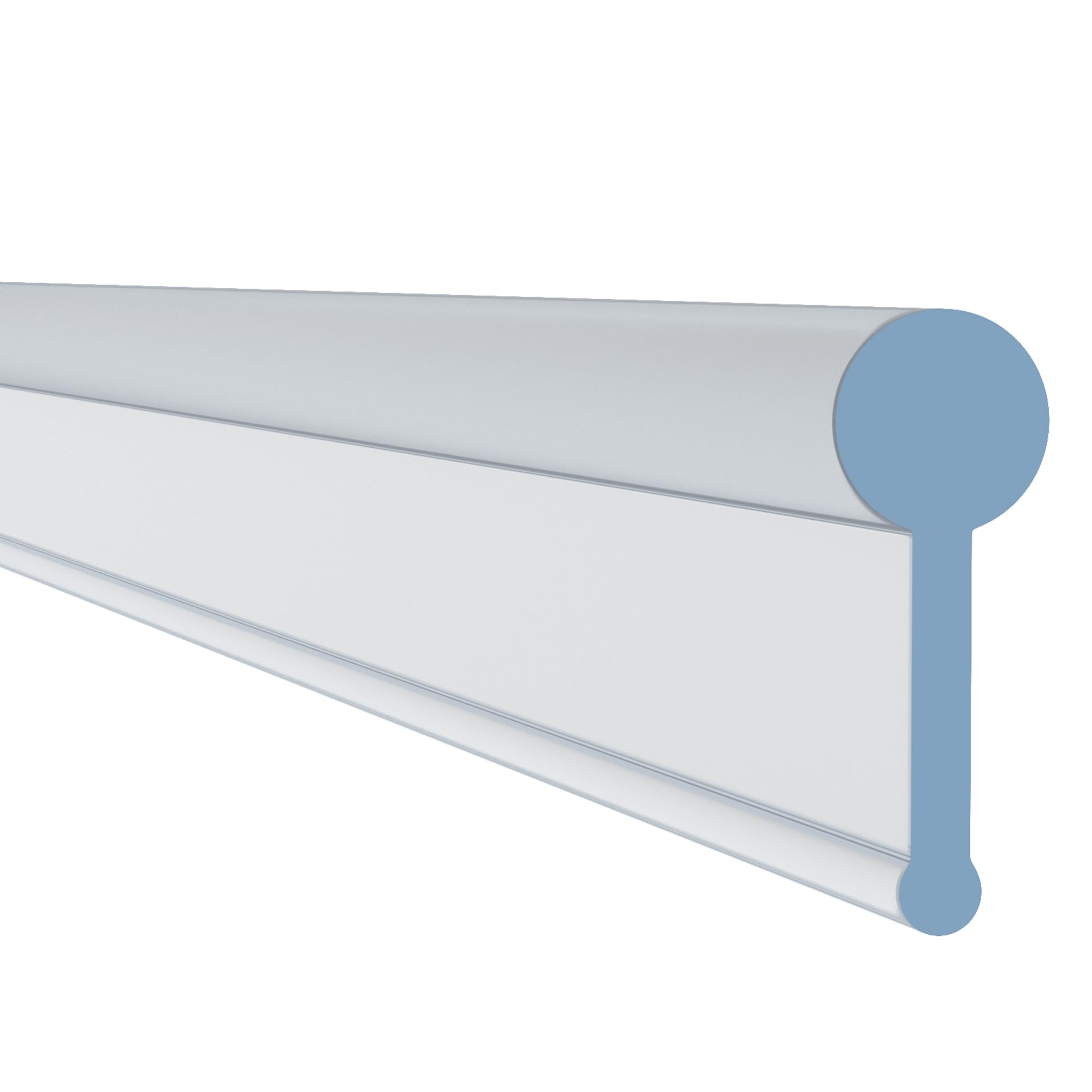 HNNHOME Transparent Folding Glass Bath Shower Screen Door Seal Strip 2 Meter