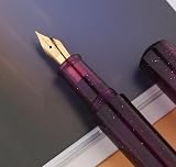 czxwyst Majohn Wancai II Mini Fountain Pen Fine Nib Starry Purple view 2