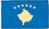 AZ FLAG Kosovo Flag 2x3 ft 100D Polyester with 2 Brass Grommets