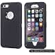 Ai-case C-132 iPhone 6 Plus Case, iPhone 6S Plus Case [Heavy Duty] Built-in Screen Protector Tough 4 in1 Rugged Shorkproof Cover for Apple iPhone 6 Plus /6S Plus (Black)