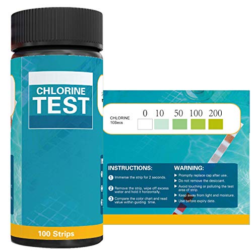 BNS Water Total Chlorine Test Strips 0 200 ppm Range. Perfect for