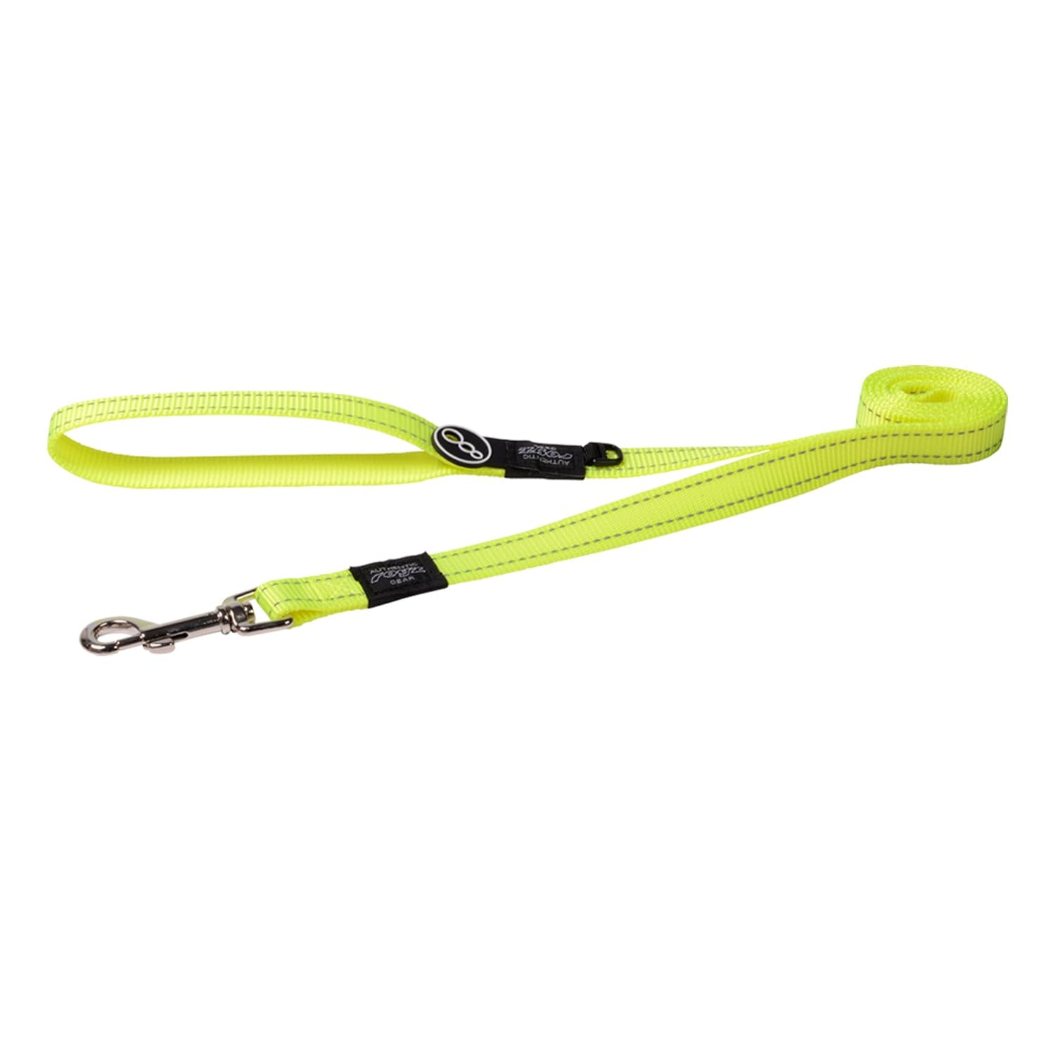 Rogz Utility Day Glo Fixed Lead Fan Belt, Large