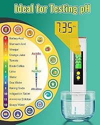 PH Meter for Water, PH Tester 0.01High Accuracy