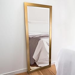 Renditions Gallery Full Length Mirror Shiny Gold