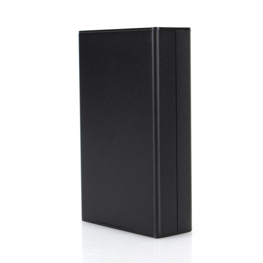 Aluminum Junction Box, 80 * 50 * 20mm 0.7''x2''x3'', Black, PCB Instrument Box Enclosure Electronic Project Case, DIY Aluminum SG