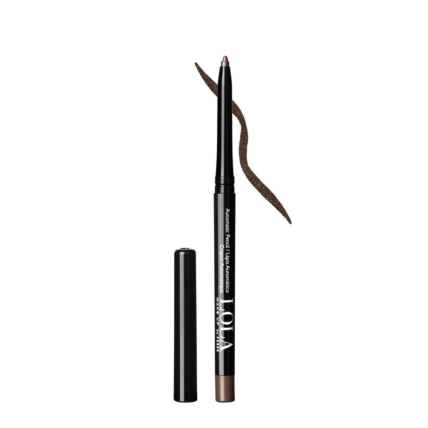 LOLA Make Up Automatic Eye Pencil Beauty|Eye Pencil for Smokey Eye|Water-Resistant & Smudge Proof|Long-Lasting| - Pencil 002 Brown