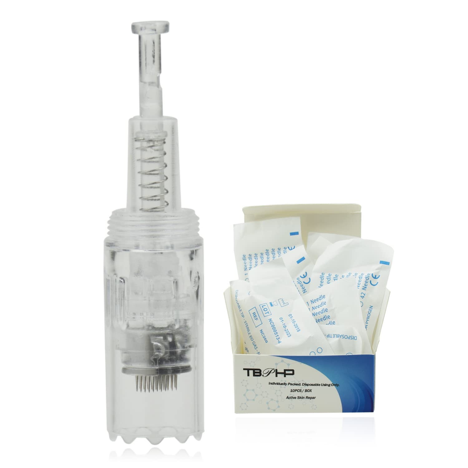 TBPHP Derma Pen Screw Needle Cartridge 36pin for M1/P10/P20/P20RL(10 pcs 36pin) — image 1