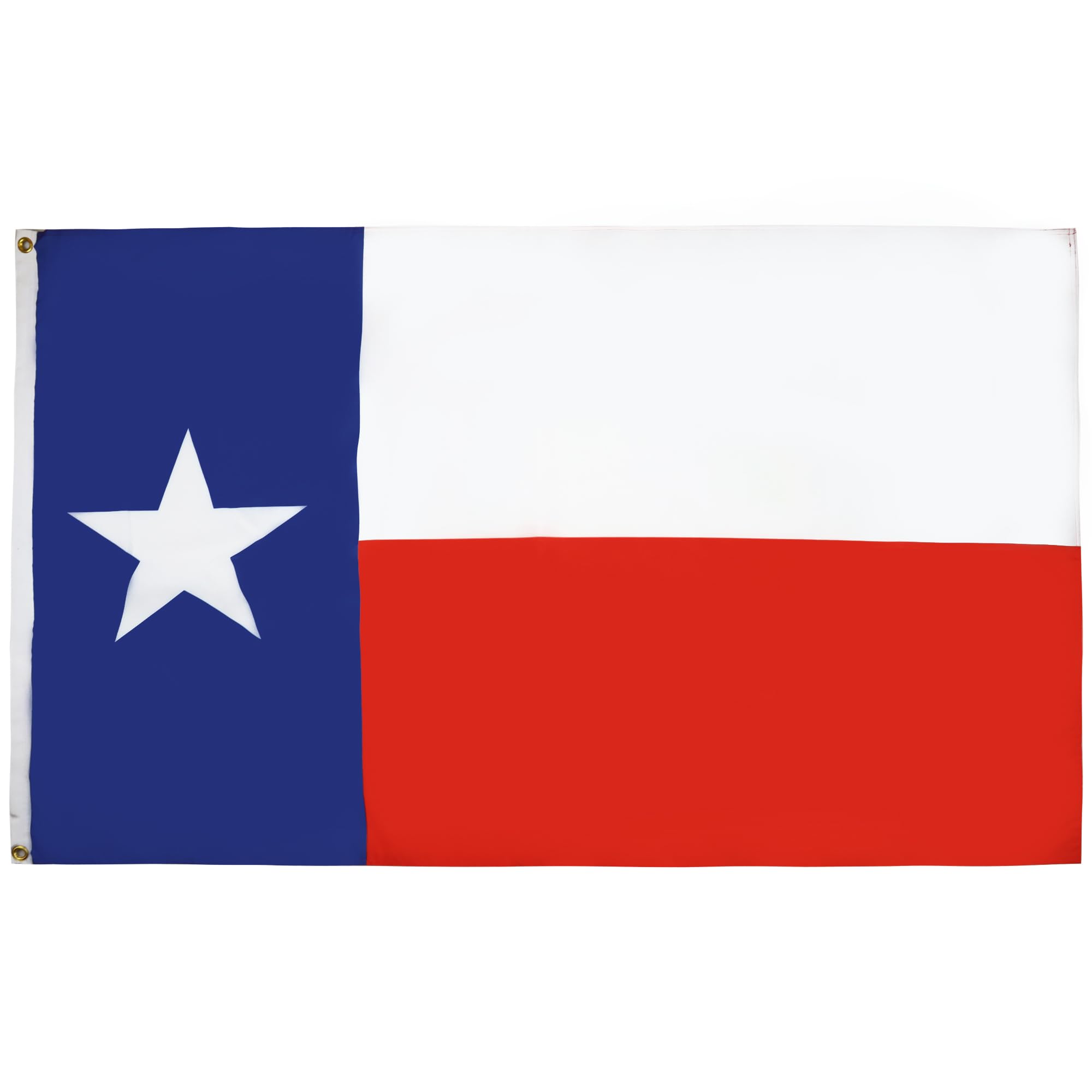 AZ FLAG - Texas Flag - 3x5 Ft - Light Polyester Texan Us State Banner with Two Brass Eyelets - Fade Resistant - Vivid Colors - 3' x 5' Feet - 150x90 Cm