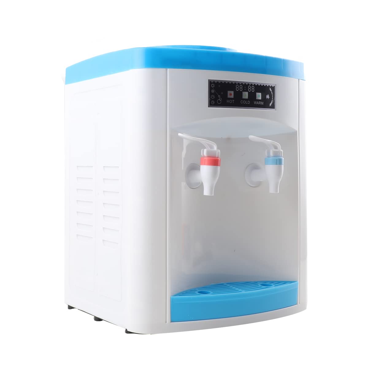 Photo 1 of EWANYO Top Loading Water Cooler Water Dispenser Countertop Water Cooler Dispenser for 3 to 5 Gallon Bottles, Hot Cold Water Dispenser for Home Kitchen Offices Dorm