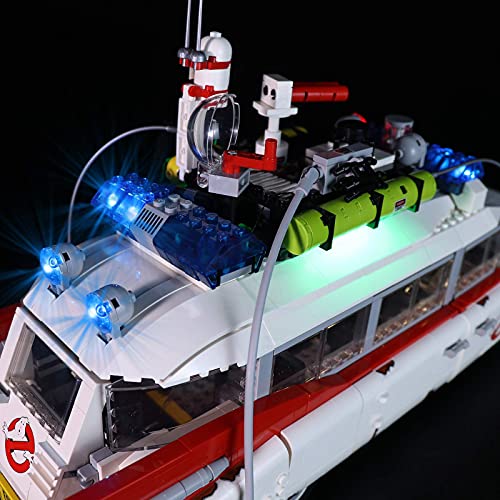 LMTIC Led Lighting Kit for (Ghostbusters ECTO1) Building Blocks Model