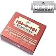 VIKINGS BLADE Double Edge Safety Razor Blades, 50x Blades, Swedish Steel + Platinum Coated, Replacement Razor Blades & Refills (Semi-Aggressive & Safe)