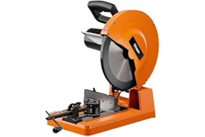 JANCY Slugger by Fein 14" Metal Cutting Saw - High Torque Low-Speed Motor, Precision Bevel Cuts, Cast Aluminum Base, Integrated Chip Collection, Ergonomic Handle - 72905361120