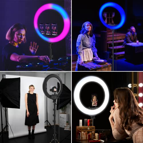 Big Ring Light 18 inch Large Ring Light with Stand and Phone Holder