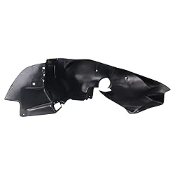 TRQ Front Left Inner Fender Liner Black Drivers
