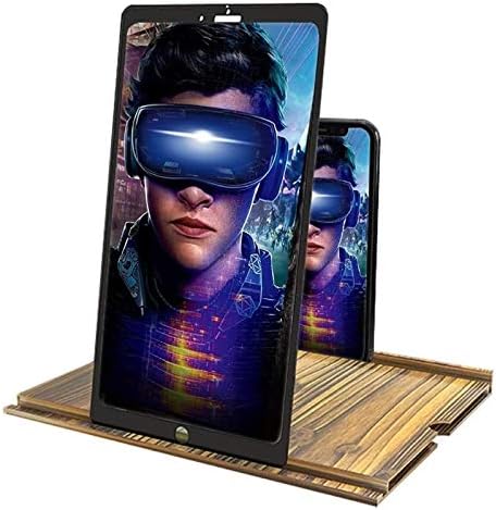 ASDDD Phone Screen Expanders & Magnifiers Mobile Phone Screen Magnifier, Premium 3D Phone Screen Amplifier 10 Inches Phone Holder Stand, Suitable for Watching Movie Videos on All Smartphones