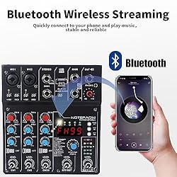 4 Channel Audio Mixer with 99 Sound Effects for