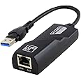 InstallerCCTV USB to Ethernet Adapter 3.0, adds Network connectivity to a Computer with a USB Port, 10/100/1000 Gigabit Ethernet Converter Wired USB Network Adapter for MacBook, iMac Pro, Chromebook