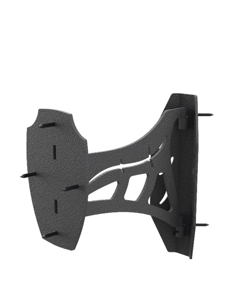Photo 1 of Skull Hooker Small/Medium Steel Powder-Coated Game Corner Shoulder Mount with Single 10-inch Swing Arm, Black