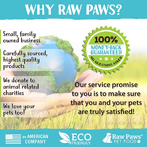 Raw Paws Pet Premium 4inch Compressed Rawhide Bones for Dogs Packed in USA Small Dog Bones