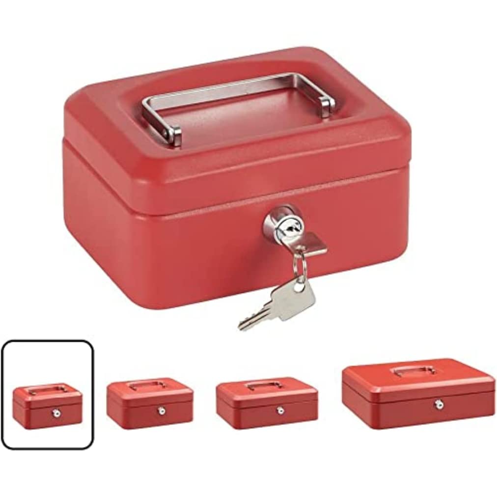 Arregui Elegant Box with Tray (Steel), red, C9214