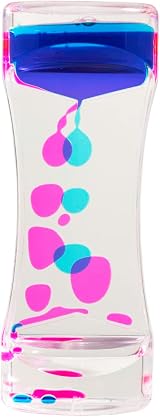 Virtuenity Liquid Sensory Timer Autism ADHD Stress Relief Pink Blue view 2