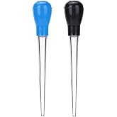 Long Turkey Basters for Cooking with Measurements, Only for Room Temperature Liquids, Blue and Black Color