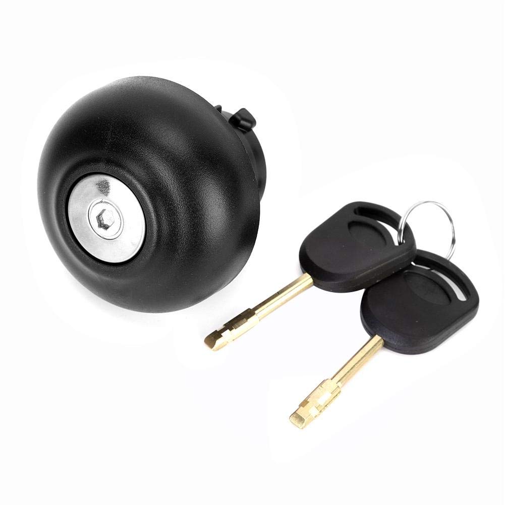 Fuel Tank Lock, Car Fuel with Lock Key 9C119K163AA/1715043 Fit for Transit MK7 2006-2018