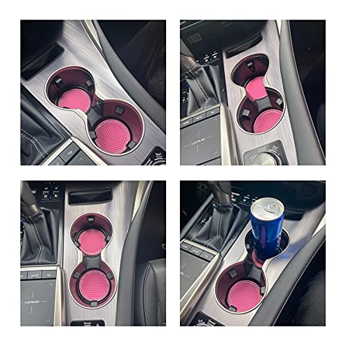 JUSTTOP Car Cup Holder Coaster, 2 Pack Universal Auto Anti Slip Cup Holder Insert Coaster, Bling