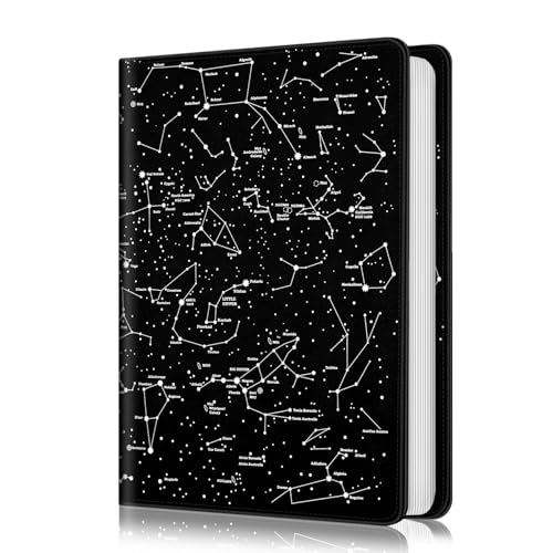 Fintie Photo Album for 4x6 Photos - 112 Pockets Vegan Leather Cover Memory Albums Book for Birthday Family Anniversary Vacation Pictures (constellation)