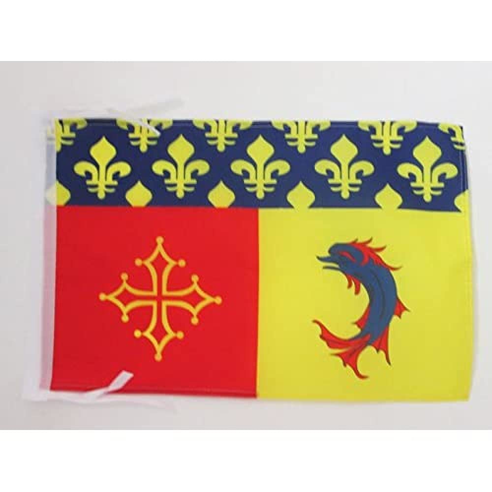 AZ FLAG - Hautes-Alpes Flag - 18'' x 12'' - 100% Polyester French department - France Small Banner with Two Cords - Fade Resistant - Vivid Colors - 18x12 in - 45x30 Cm — image 1