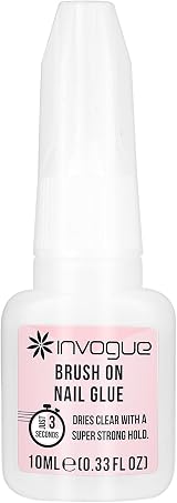Invogue Brush On Nail Glue 10ml - Fast Application False Nail Adhesive view 6