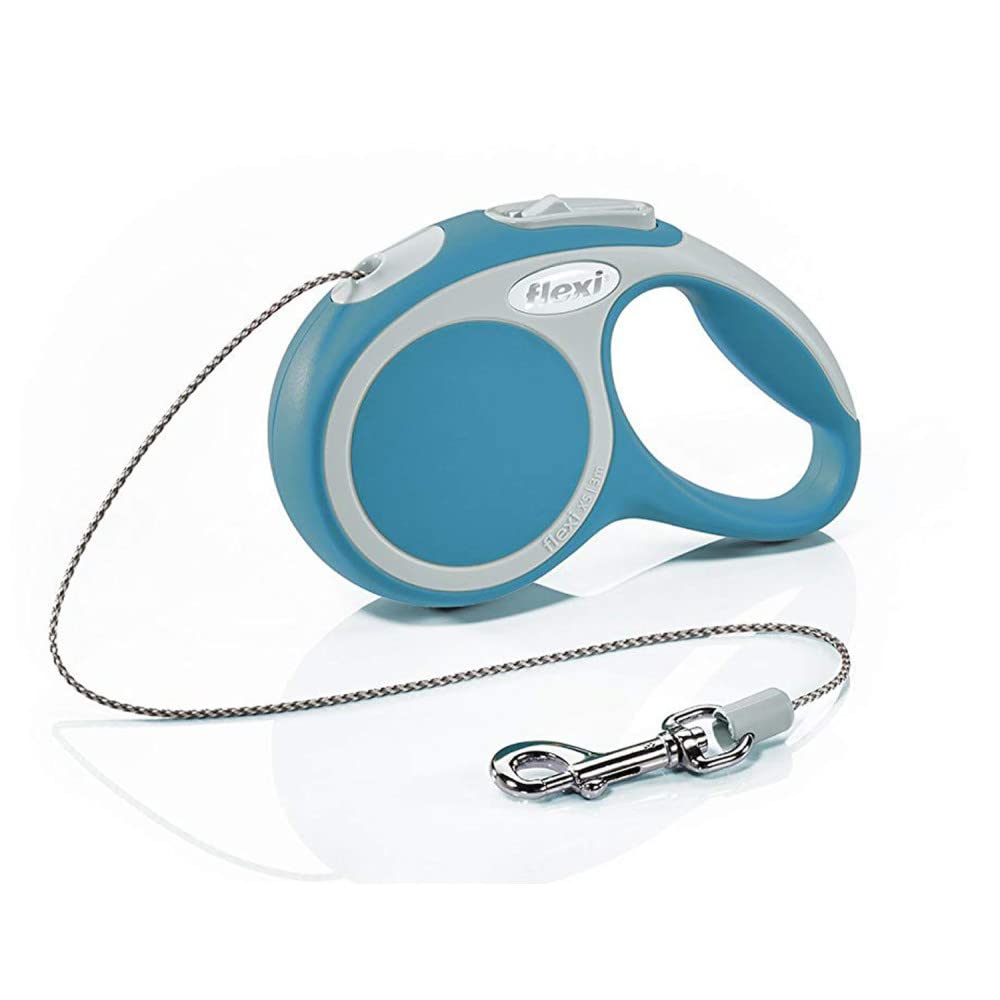flexi Vario Retractable Lead Cord, X-Small, 3 m, Turquoise