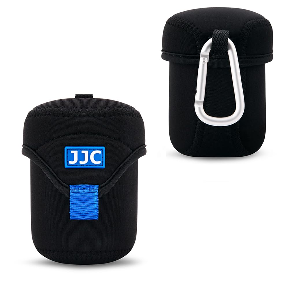 JJC Water-Resistant Camera Lense Pouches, Soft Neoprene Camera Lens Cases Bag Protective for Sony, Canon, Nikon, Pentax, Olympus, Panasonic Lens - M