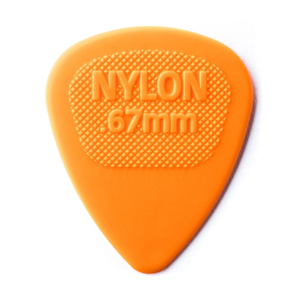 Dunlop 443R.67 Nylon MIDI Standard, Orange, .67mm, 72/Bag