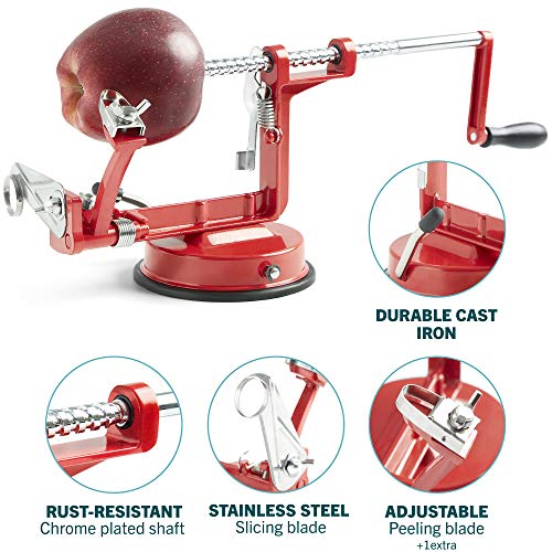 HomeBuddy Apple Peeler Corer Versatile Apple Slicer and Corer with