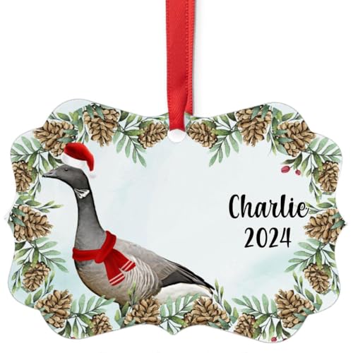 Brant Goose Christmas Ornament 2024 - Personalized