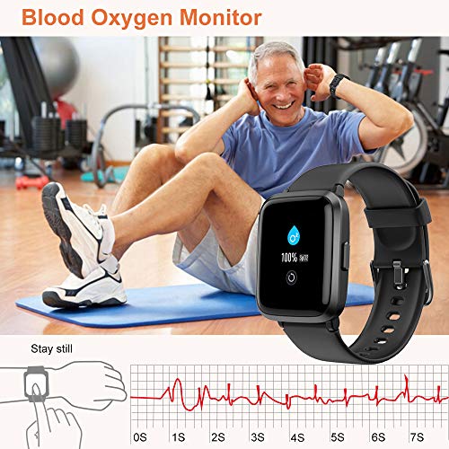 YAMAY Smart Watch 2020 Ver. Watches for Men Women Fitness Tracker Blood