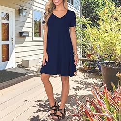 lionstill Women's Casual T Shirt Dress Summer