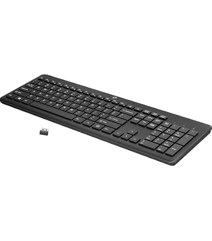 Combo Tastiera E Mouse Wireless HP 235 - Set Silenzioso Con Tasti Chiclet, Batteria Lunga Durata E Connettività 2.4 GHz