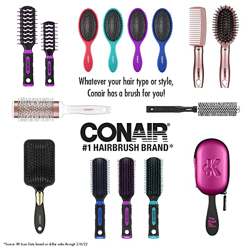 Conair Salon Results Metal Round Brush for BlowDrying, Hairbrush for