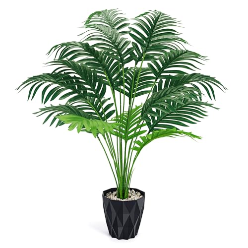 51+2aSiWHOL Btsd-Home 71Cm Kunstpflanze Künstliche Pflanzen Kunstpflanzen Groß Kunstpflanzen Fake Palm Plant Fürwohnzimmer Balkon Zimmer Schlafzimmer Deko