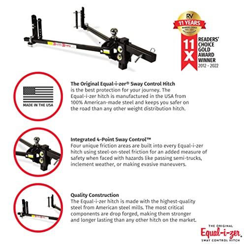 Equalizer 4Point Sway Control & Weight Distribution Hitch, 1,200/