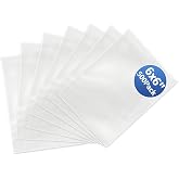 Metronic Shrink Wrap Bags 500Pcs 6x6 Inch Heat Shrink Seal Bags | Clear Plastic PVC Heat Shrink Wrap for Packagaing Soap, Bath Bombs, Makeup, Candles, Small Gifts, Jars, Homemade DIY Projects