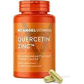 Mt. Angel Vitamins - Zinc Quercetin with Bromelain Supplement – Immune Support & Respiratory Health - Quercetin 500mg Capsules | Zinc 50mg | Vitamin C Capsules | Immune Booster for Adults - 120ct.