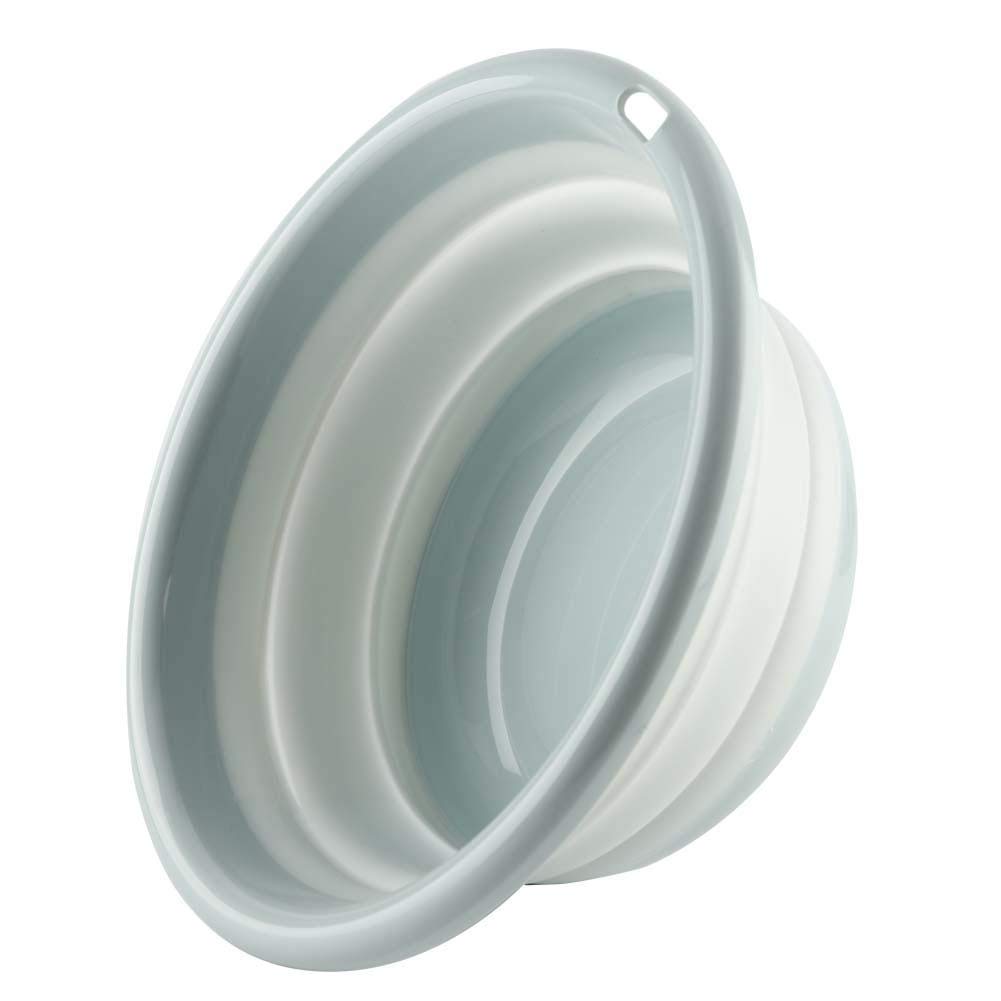 Folding Wash Basin Plastic Collapsible Dish Tub Unbreakable and Space Saving for Kitchen, Outdoor Camping Travel(Blue)