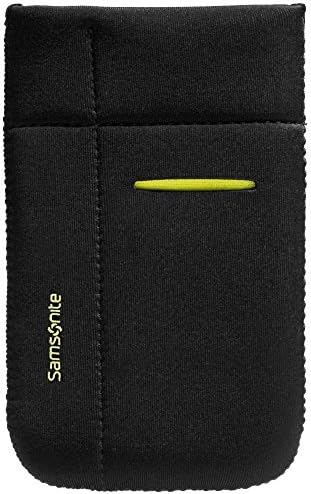 Samsonite Airglow Universal Mobile Phone Sleeve Pouch Medium - Black/Green 2Pack
