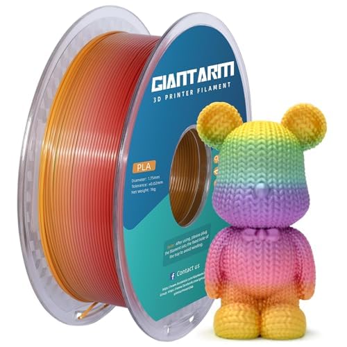 PLA Filament 1.75mm, GIANTARM Classic PLA 3D Printer Filament 1kg Spool（Gradient