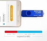 BORLTER CLAMP 32GB OTG USB Flash Drive Dual Micro USB Android Phone Computer view 3